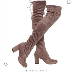 💕Suede Tan Over The Knee Boots💕
